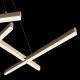 Candelabre, Lustre - Lustra LED design modern Line auriu mat 3000K