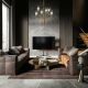Candelabre, Lustre - Lustra, Candelabru modern in stil retro Arco