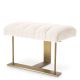 Banchete-Tabureti - Taburete elegant design LUX McGuire, boucle crem