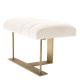 Banchete-Tabureti - Taburete elegant design LUX McGuire, boucle crem