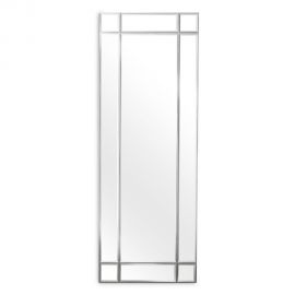 Oglinzi - Oglinda decorativa LUX Beaumont Rectangular, nickel 78x215cm