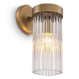 Aplice, corpuri de iluminat pentru pereti - Aplica de perete design LUX Carnero, alama antica