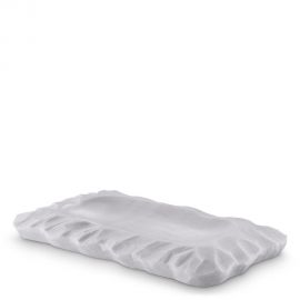 Parfumuri de camera, Idei cadouri, Obiecte decorative - Tava din marmura design LUX Mauro, alb