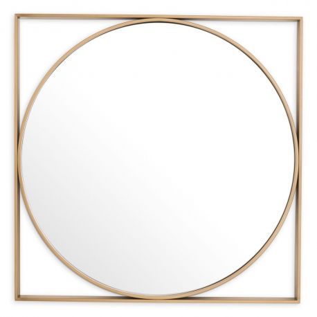 Oglinzi - Oglinda decorativa LUX Montauk, alama antica 90x90cm