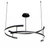 Lustra moderna LED 4000K design minimalist Line negru