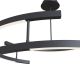 Candelabre, Lustre - Lustra moderna LED 3000K design minimalist Line negru