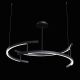 Candelabre, Lustre - Lustra moderna LED 3000K design minimalist Line negru