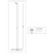 Lampadare - Lampadar, Lampa de podea LED design modern Ray negru