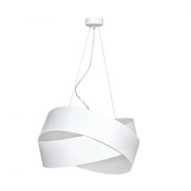 Pendule, Lustre suspendate - Lustra moderna design decorativ geometric VIENO alba