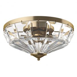 Lustre aplicate - Lustra aplicata design neoclasic Facet auriu, diametru 39,6cm