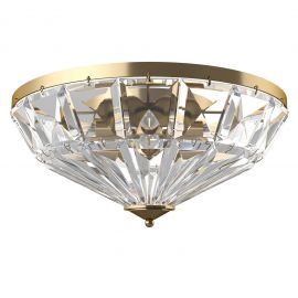 Lustre aplicate - Lustra aplicata design neoclasic Facet auriu, diametru 48,6cm