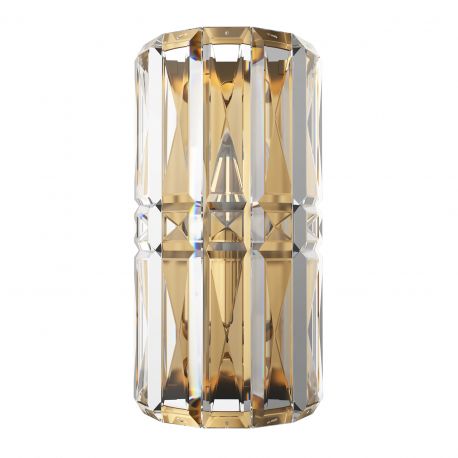 Aplice, corpuri de iluminat pentru pereti - Aplica de perete design neoclasic Facet auriu