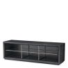 Comoda TV design elegant LUX Hennessey S, gri carbune