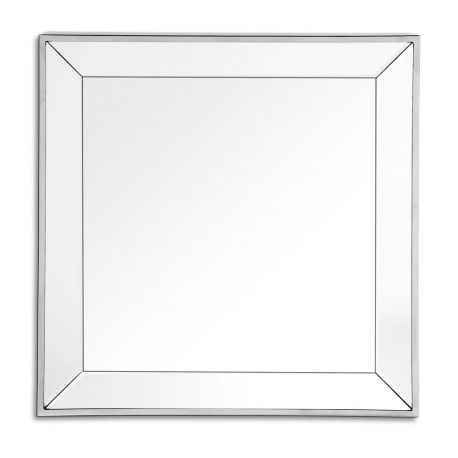 Oglinzi - Oglinda decorativa LUX Ventura, nickel 60x60cm