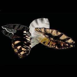 Pendule, Lustre suspendate - Element decorativ suspendat design frunze care cad din tavan LEAF B sandblasted