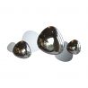 Aplica de perete LED design decorativ ambiental Jack-stone argintiu