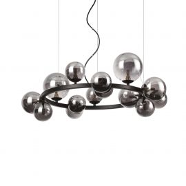 Candelabre, Lustre - Lustra moderna cu 14 surse de lumina PERLAGE SP14 NERO