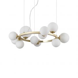 Candelabre, Lustre - Lustra moderna cu 11 surse de lumina PERLAGE SP11 OTTONE