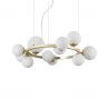 Lustra moderna cu 11 surse de lumina PERLAGE SP11 OTTONE