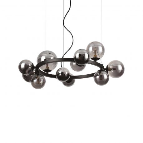 Candelabre, Lustre - Lustra moderna cu 11 surse de lumina PERLAGE SP11 NERO