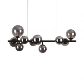 Candelabre, Lustre - Lustra moderna cu 10 surse de lumina PERLAGE SP10 NERO
