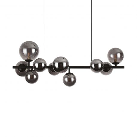 Candelabre, Lustre - Lustra moderna cu 10 surse de lumina PERLAGE SP10 NERO