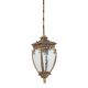 Pendule - Pendul de exterior protectie IP44, Fleur negru cu auriu