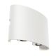 Aplica de perete exterior cu iluminat arhitectural IP54 LED Strato alb