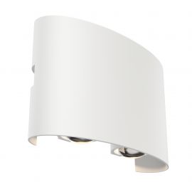 Aplice - Aplica de perete exterior cu iluminat arhitectural IP54 LED Strato alb