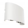 Aplica de perete exterior cu iluminat arhitectural IP54 LED Strato alb
