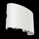 Aplice - Aplica de perete exterior cu iluminat arhitectural IP54 LED Strato alb