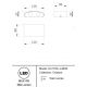 Aplice - Aplica de perete exterior cu iluminat arhitectural IP54 LED Strato negru