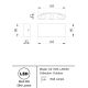 Aplice - Aplica de perete exterior cu iluminat arhitectural IP54 LED Strato alb