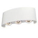 Aplica de perete exterior cu iluminat arhitectural IP54 LED Strato alb