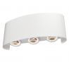 Aplica de perete exterior cu iluminat arhitectural IP54 LED Strato alb