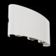 Aplice - Aplica de perete exterior cu iluminat arhitectural IP54 LED Strato alb