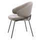 Scaune - Scaun tapitat design LUX Kinley, catifea savona greige