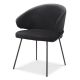 Scaune - Scaun tapitat design LUX Kinley, catifea roche neagra