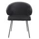 Scaune - Scaun tapitat design LUX Kinley, catifea roche neagra