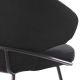 Scaune - Scaun tapitat design LUX Kinley, catifea roche neagra