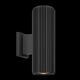 Aplice - Aplica de perete exterior Up & Down, protectie IP54 Rando negru