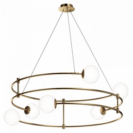 Candelabre, Lustre - Lustra design ultramodern minimalist Balance 6L auriu