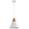 Pendul design modern Bicones alb 22