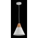 Pendule, Lustre suspendate - Pendul design modern Bicones alb 22