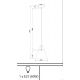 Pendule, Lustre suspendate - Pendul design modern Bicones alb 22