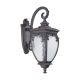Aplice - Aplica de perete exterior cu protectie IP44, Fleur bronz antic