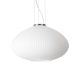 Pendule, Lustre suspendate - Lustra moderna din sticla PLISSE' SP1 D45 CROMO