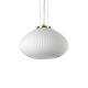 Pendule, Lustre suspendate - Lustra moderna din sticla PLISSE' SP1 D35 OTTONE