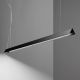Candelabre, Lustre - Lustra LED moderna design liniar V-LINE SP NERO