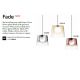 Pendule, Lustre suspendate - Lustra, Pendul din sticla FADE SP1 AMBRA